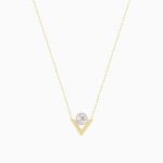 گردنبند V  با مروارید