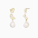 گوشواره عروس با مروارید باروک