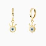 گوشواره کلیپسی چشم نظر