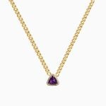 گردنبند کارتیه آمیتیست مثلث