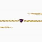 سرویس مثلث با سنگ آمیتیست