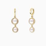 گوشواره کلیپسی مروارید باروک