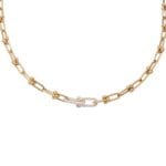 گردنبند تیفانی نگین دار سایز 1