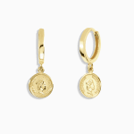 گوشواره کلیپسی سکه الیزابت کوچک