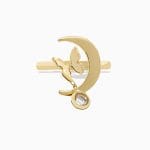 انگشتر ماه و پروانه