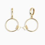 گوشواره کلیپسی دایره پروانه