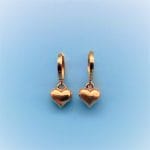 گوشواره کلیپسی قلب دامله