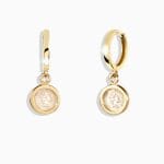 گوشواره کلیپسی سکه الیزابت کوچک